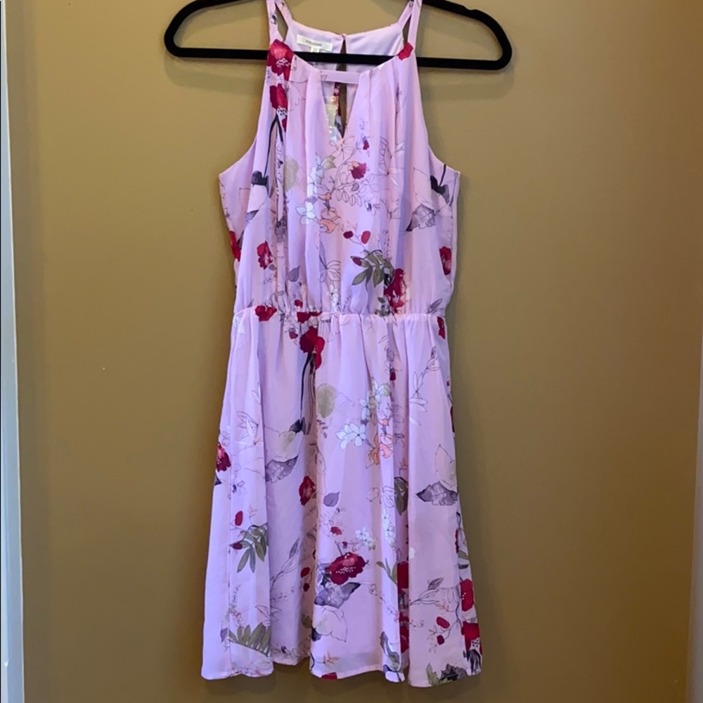 Maurices Lavender Purple Floral Dress